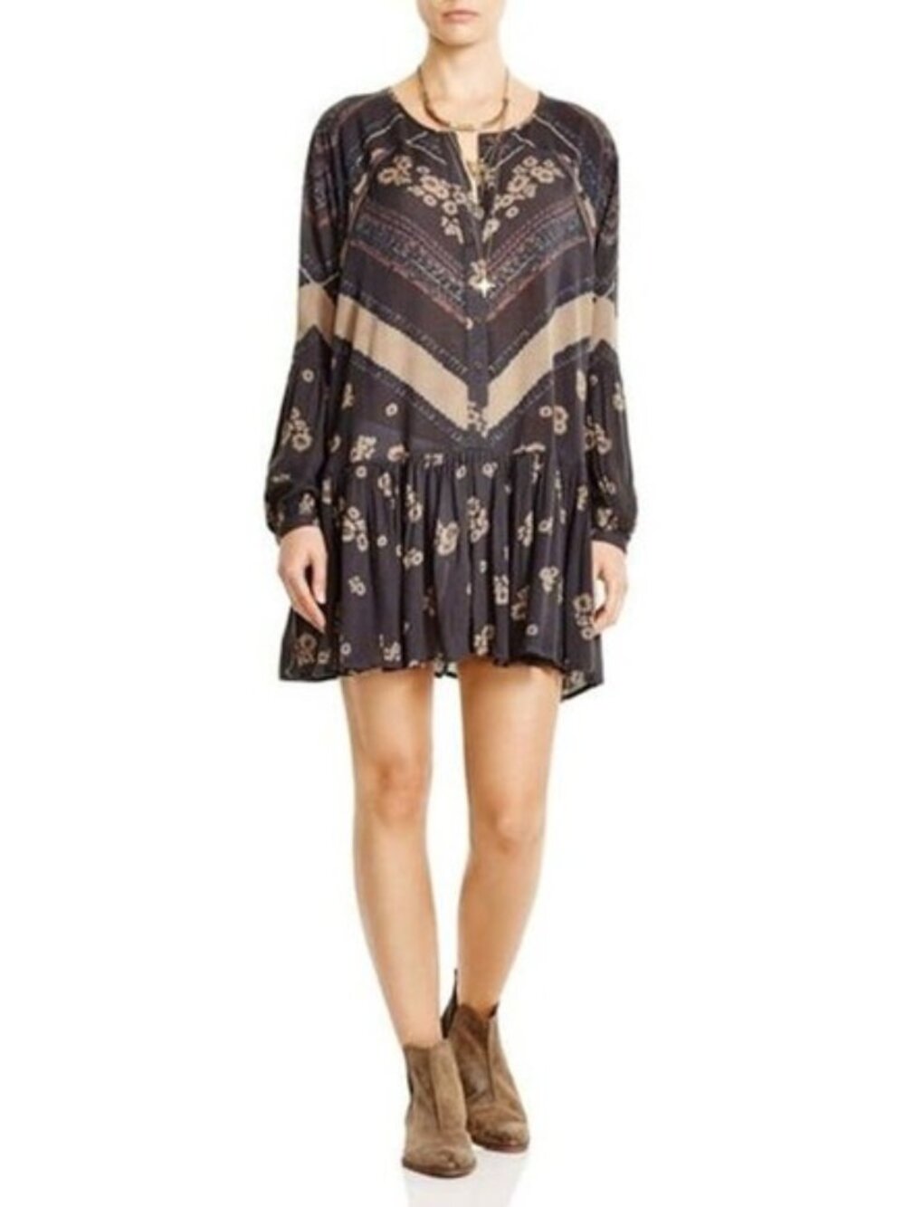Stagecoach Ready Free People Drop Waist Swing Dress, S